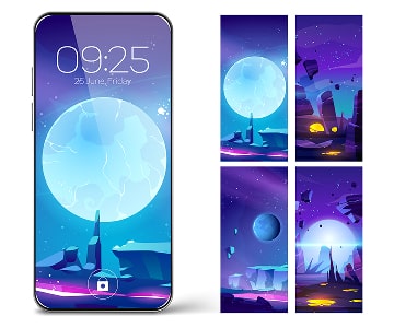 Screen-illustrations